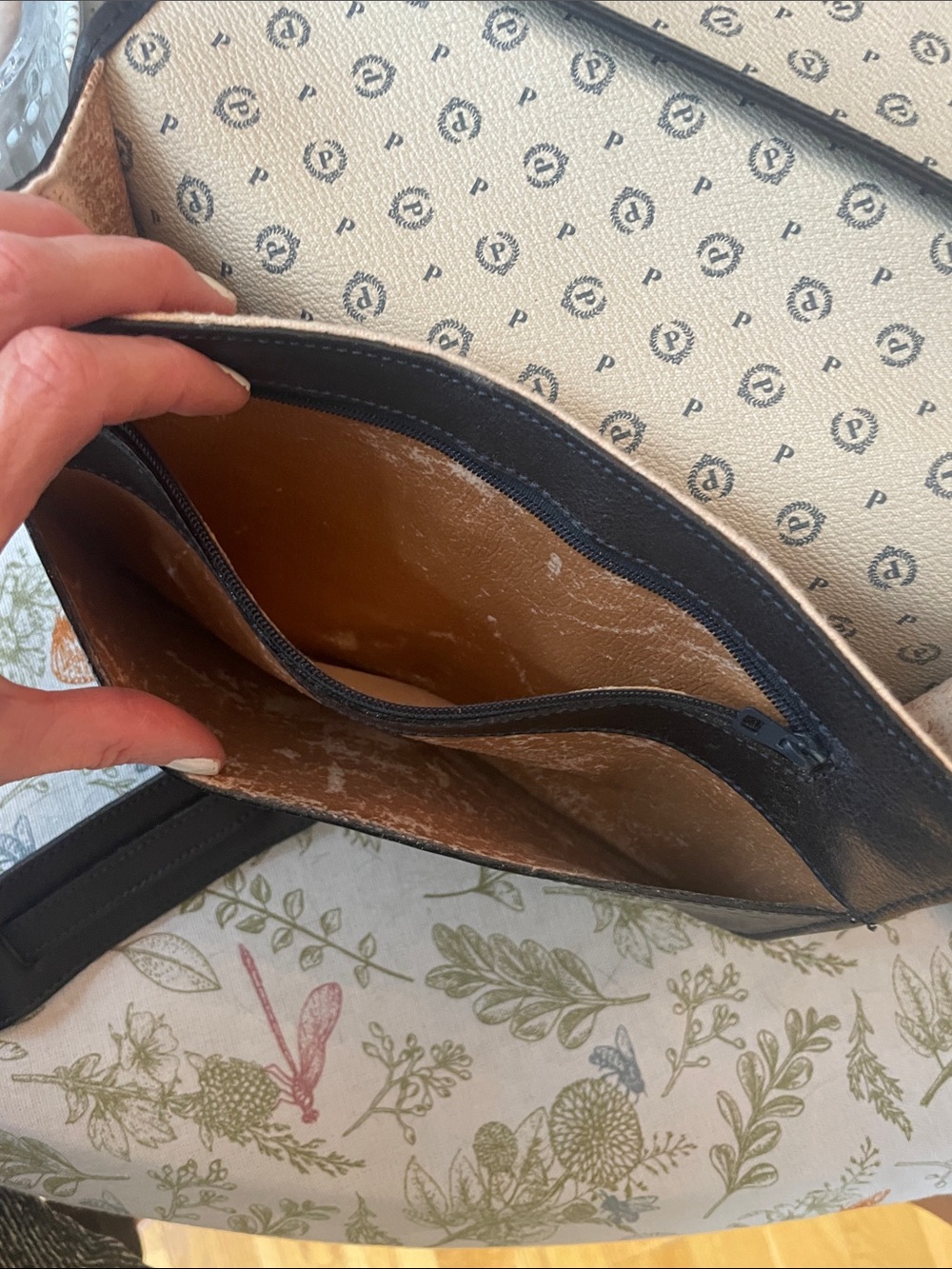 Pollini Monogram Print Shoulder/Crossbody Bag ๐ฎ๐น Made in Italy - Picture 12 of 16